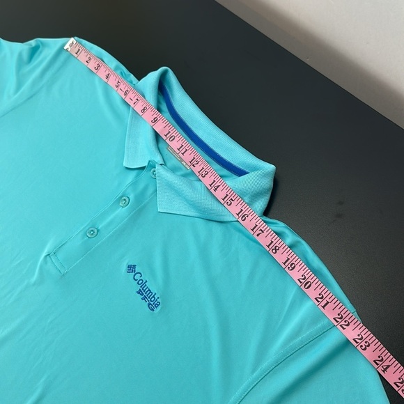 Columbia PFG Omni Shade Omni Wick Low Drag Polo XXL Performance Fishing … - Picture 10 of 14